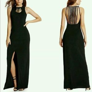 Marciano chain back maxi dress
